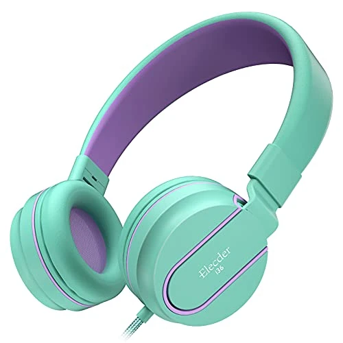 ELECDER I36 Kids Headphones Children Girls Boys Teens Foldable Adjustable On Ear