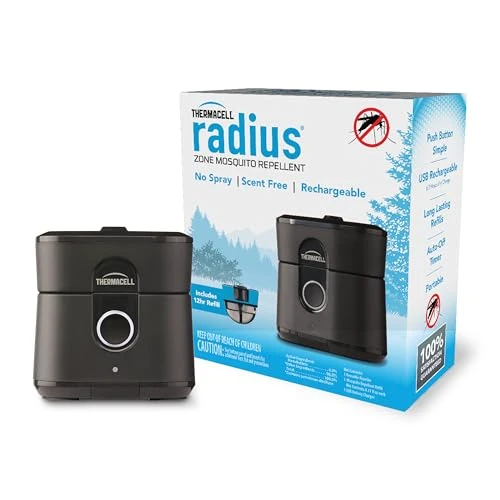 ThermaCell Mosquito Repellent Radius Zone Gen 2.0 Rechargeable Includes 12-Hour