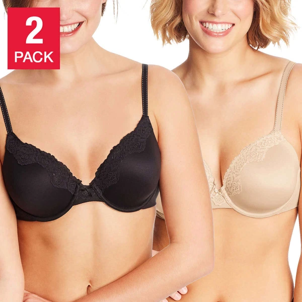 Maidenform Women's Comfort Devotion Bra, 2-Pack